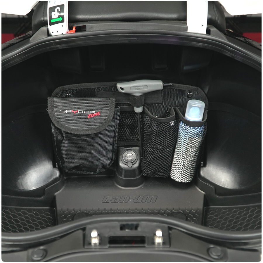 SpyderZone Rear Top Trunk Organizer for the Can-Am Spyder F3 Limited