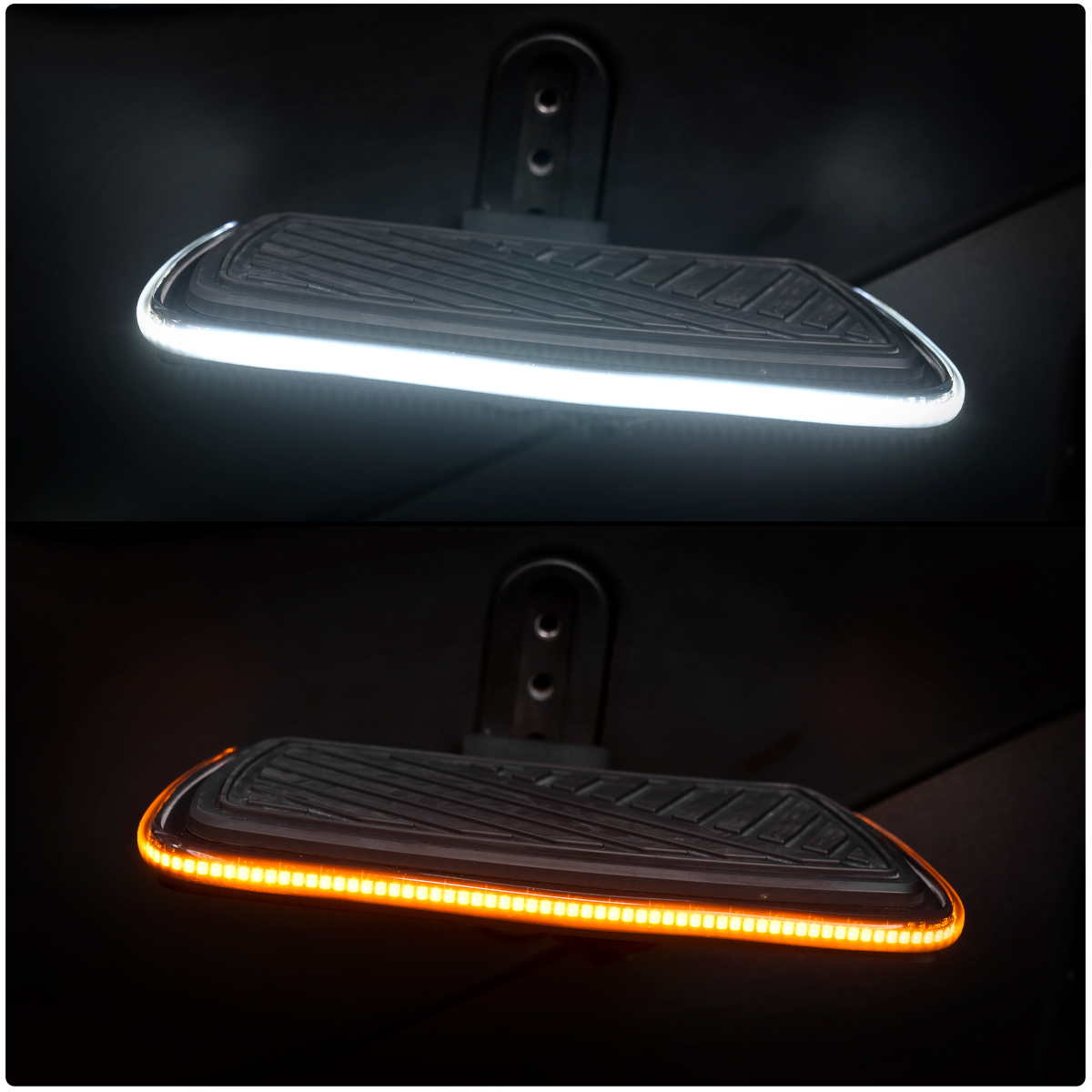 London Seaside Klimaanlæg Can-Am Spyder RT Passenger Floorboard Dual Color LED Running Lights (2020+)
