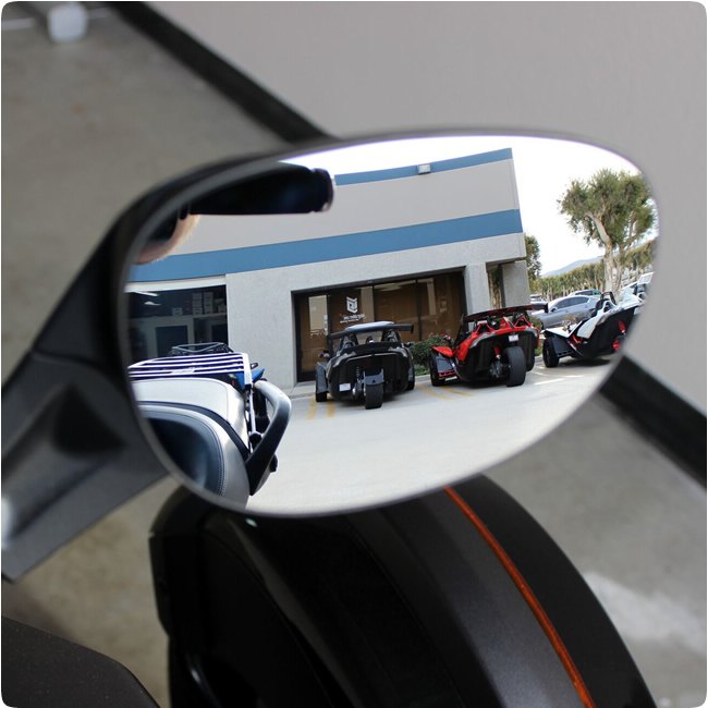 Can-Am Spyder F3 / F3S / GS / RS Convex Peel & Stick Side View Mirror