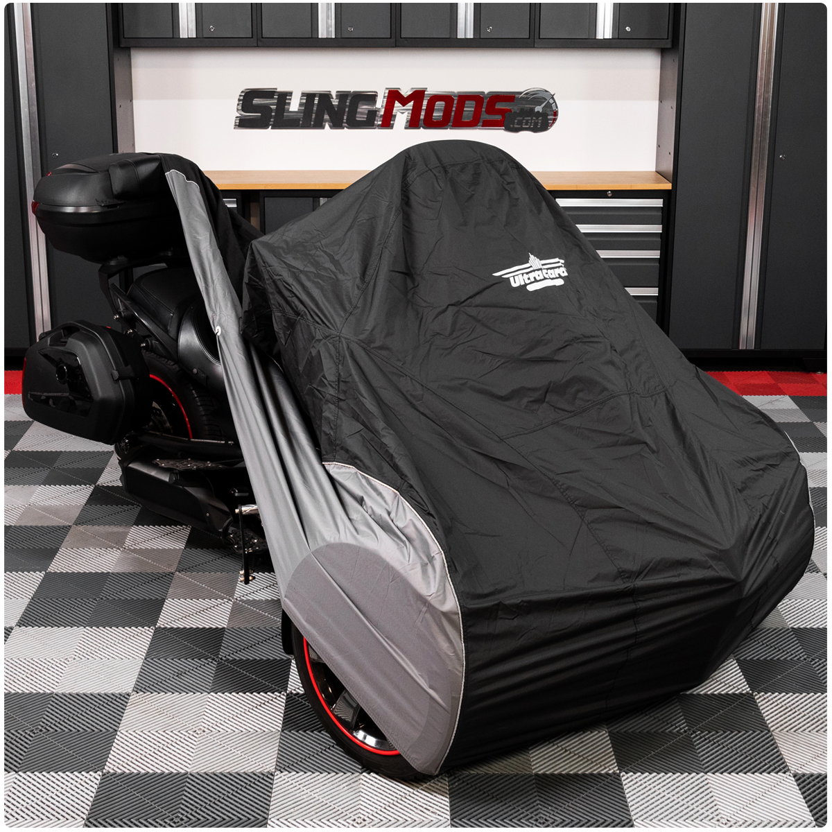 Can-Am Spyder F3/F3s Full Cover for use with our 3-Piece Luggage System by  SpyderExtras