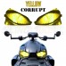 AMR Racing Corrupt Series Headlight Eye Graphics Kit for the Can-Am Ryker (2 Piece Kit)