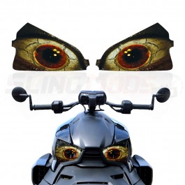 AMR Racing Fright Series Headlight Eye Graphics Kit for the Can-Am Ryker (2 Piece Kit)