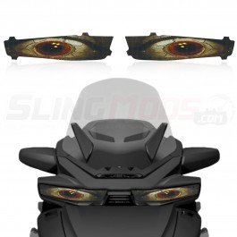 AMR Racing Fright Series Headlight Eye Graphics Kit for the Can-Am Spyder RT (Pair) (2020+)