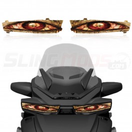 AMR Racing Zipped Series Headlight Eye Graphics Kit for the Can-Am Spyder RT (Pair) (2020+)