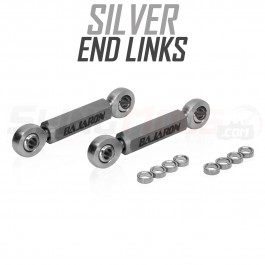 Baja Ron Billet Aluminum Sway Bar End Links for the Can-Am Ryker (Pair) Silver