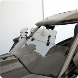 Baker Clamp-On Adjustable Top Mount Windshield Air Wings for the Polaris Slingshot (Set of 2)