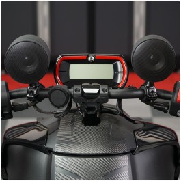 Boss Audio Handlebar Mount Bluetooth Speaker System for the Can-Am Ryker