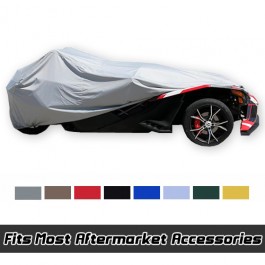 California Car Cover Fitted Outdoor All-Weather Cover With Aftermarket Accessories for the Polaris Slingshot