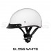 Daytona 1/2 Shell Skull Cap Beanie Helmet with Removable Sun Visor (DOT Approved)