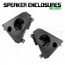 DS18 Front Kick Panel Speaker Enclosures with RGB LED 6.5" Speakers & 3.8" Bullet Tweeters for the Polaris Slingshot (Pair)
