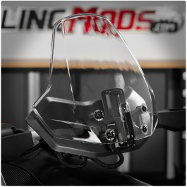 EvolutionR Series Clear Adjustable "Sport" Windshield for the Can-Am Ryker