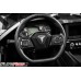 EvolutionR Series Plastic Carbon Fiber Pattern Steering Wheel Trim Kit for the Polaris Slingshot (3 Pieces) (2020+)