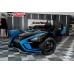 EvolutionR Fitted Indoor & Outdoor Half Cover w/ Reflective Stripes for the Polaris Slingshot