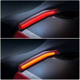 GoldStrike Rear Trunk LED Running, Brake & Turn Signal Lights for the Honda Gold Wing Tour (2021+)