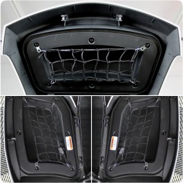 Saddlebag & Trunk Lid Bungee Net Set for the Can-Am Spyder RT (Set of 3) (2010-19)