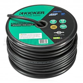 Kicker "All-in-one" Marine Grade 16-Gauge Speaker Wire with Integrated 18-Gauge RGB LED Wiring (150 ft. Spool)
