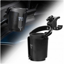 RAM Mount Tough Claw Self-Leveling Passenger Grab Handle Cup / Drink Holder with Koozie Insert for the Can-Am Spyder