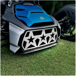 RykerMod Premium Stainless Steel Hero Center Grille for the Can-Am Ryker