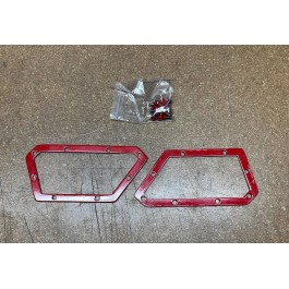 Blemished - Thermal R&D Colored Sport Exhaust Tip Inserts for the Polaris Slingshot (Set of 2) Pearl Red