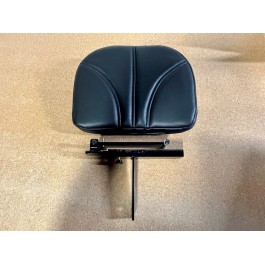 Like New - Baker Adjustable Padded Driver Backrest for the Can-Am Spyder F3  Black Stitching