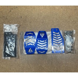 Discontinued - Assault Industries Fitted F1 Pedal Covers for the Polaris Slingshot (Set of 3) (2015-16) Blue