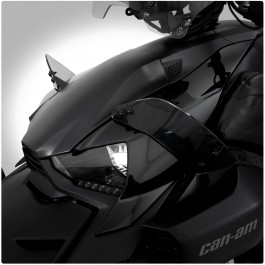 Show Chrome Tinted AeroFlo Lower Wind Deflectors for the Can-Am Ryker (Set of 2)
