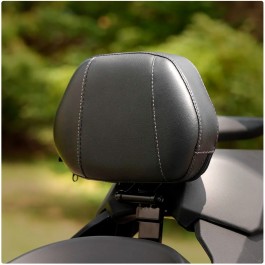 Show Chrome Ballistic Series Padded 2-Up Adjustable Driver Backrest for the Can-Am Ryker