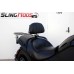 Show Chrome Adjustable Padded Driver Backrest with Storage Pouch for the Can-Am Spyder F3
