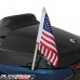 Chrome Trunk Mounted Flag Pole Kit for the Can-Am Spyder F3 Limited (2017+) & RT Limited (2020+)