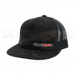 SlingMods Official Dark Camo Trucker Hat w/ Breathable Mesh