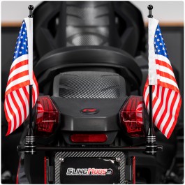 SE Performance Adjustable Dual Flag Holder Kit for the Can-Am Ryker