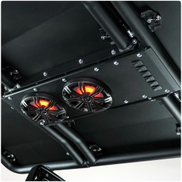 Thermal R&D Dual 6.5" Overhead Speaker Plate with Switch Cutouts for the Raptor Roof Top System for the Polaris Slingshot