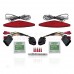 TricLED Saddlebag Red LED Running Light Safety Reflectors for the Can-Am Spyder F3T / F3L (Set of 2)