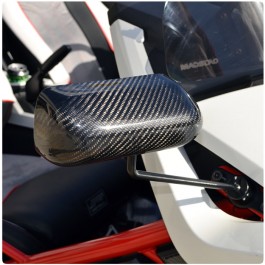 TricLine Carbon Fiber Side View Mirrors for the Polaris Slingshot (New Version 2.0)