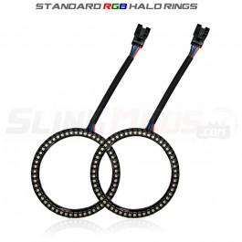 TricLED Plug N' Play Standard RGB Add-on Halo Ring Set for the Polaris Slingshot (Pair) (2015-19)