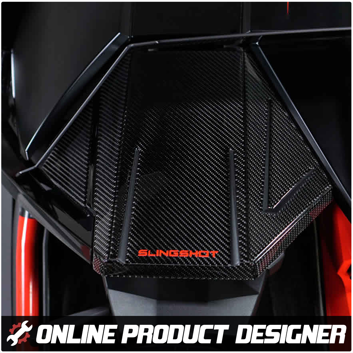 Tufskinz Dashboard Cover with Optional Text Field for the Polaris Slingshot (14 Piece Kit) (2020+)
