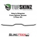 TufSkinz Peel & Stick Front Splitter Accent Kit for the Polaris Slingshot (3 Pieces)