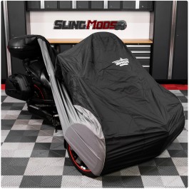 UltraGard Full Cover for use with the Can-Am Spyder F3/F3s equipped with our SpyderExtras 3-Piece Luggage System