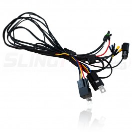 Aftermarket Stereo Power Harness with Backup Camera Trigger for the Polaris Slingshot S Model (2021+)