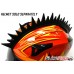 Rubber Peel & Stick Staggered Saw Blade Mohawk Spike Strip for use with most Helmets