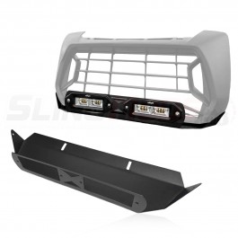 ZSW Front Skid Plate / Radiator Protector with Dual Rectangular LED Driving Lights for the Can-Am Ryker