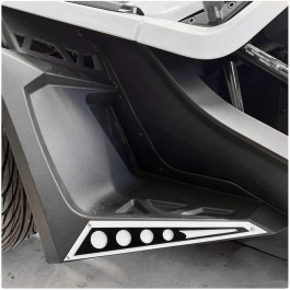 ZSW Dual Layer Speedster Front Fender Accent for the Polaris Slingshot (Pair) (2017+)
