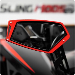 ZSW Aluminum Side View Mirror Accent Trim for the Polaris Slingshot (Pair)