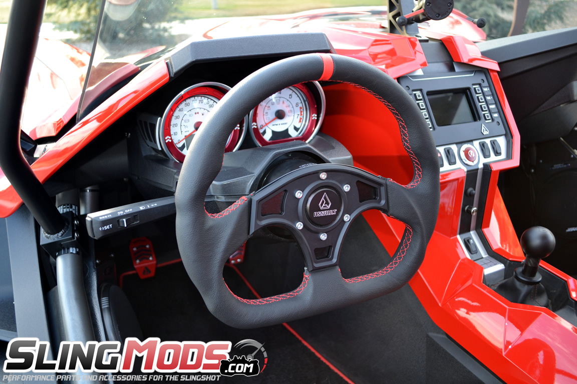 With puller!! Steering wheel kit with quick release for the Polaris Slingshot!!