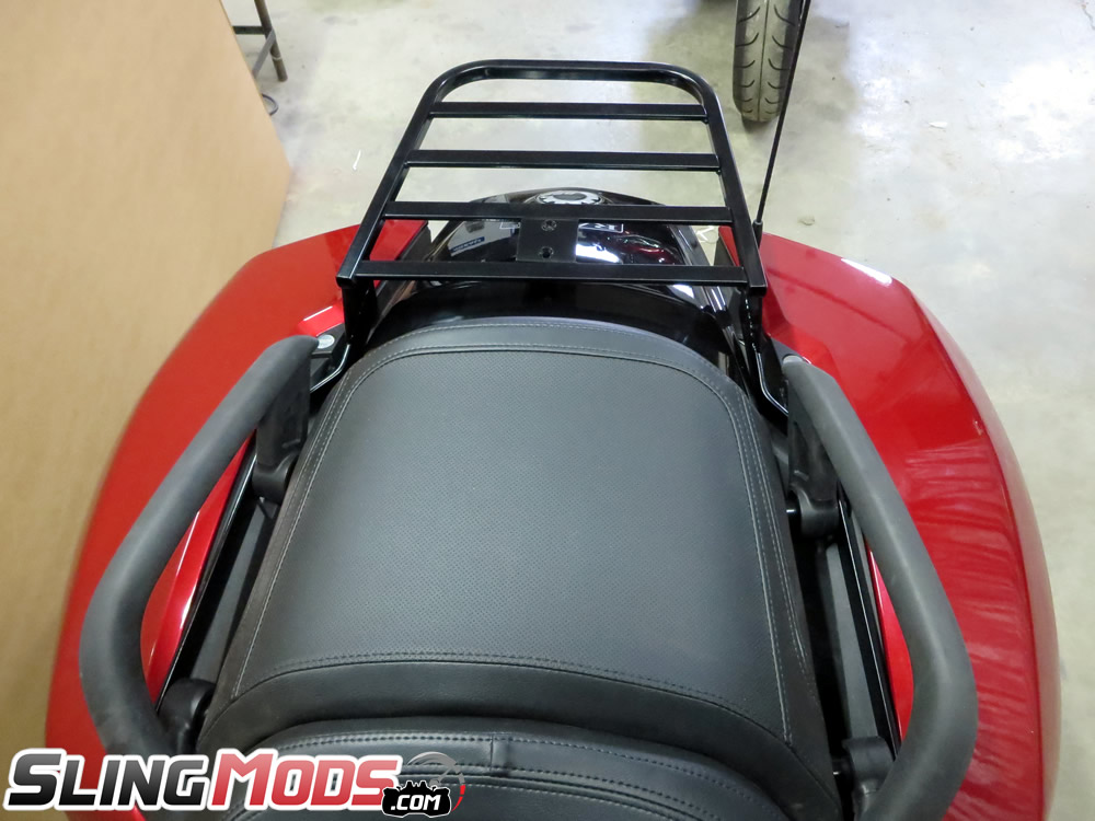 Baker Bolt-On Rear Luggage Rack System for the Can-Am Spyder F3 F3S F3T