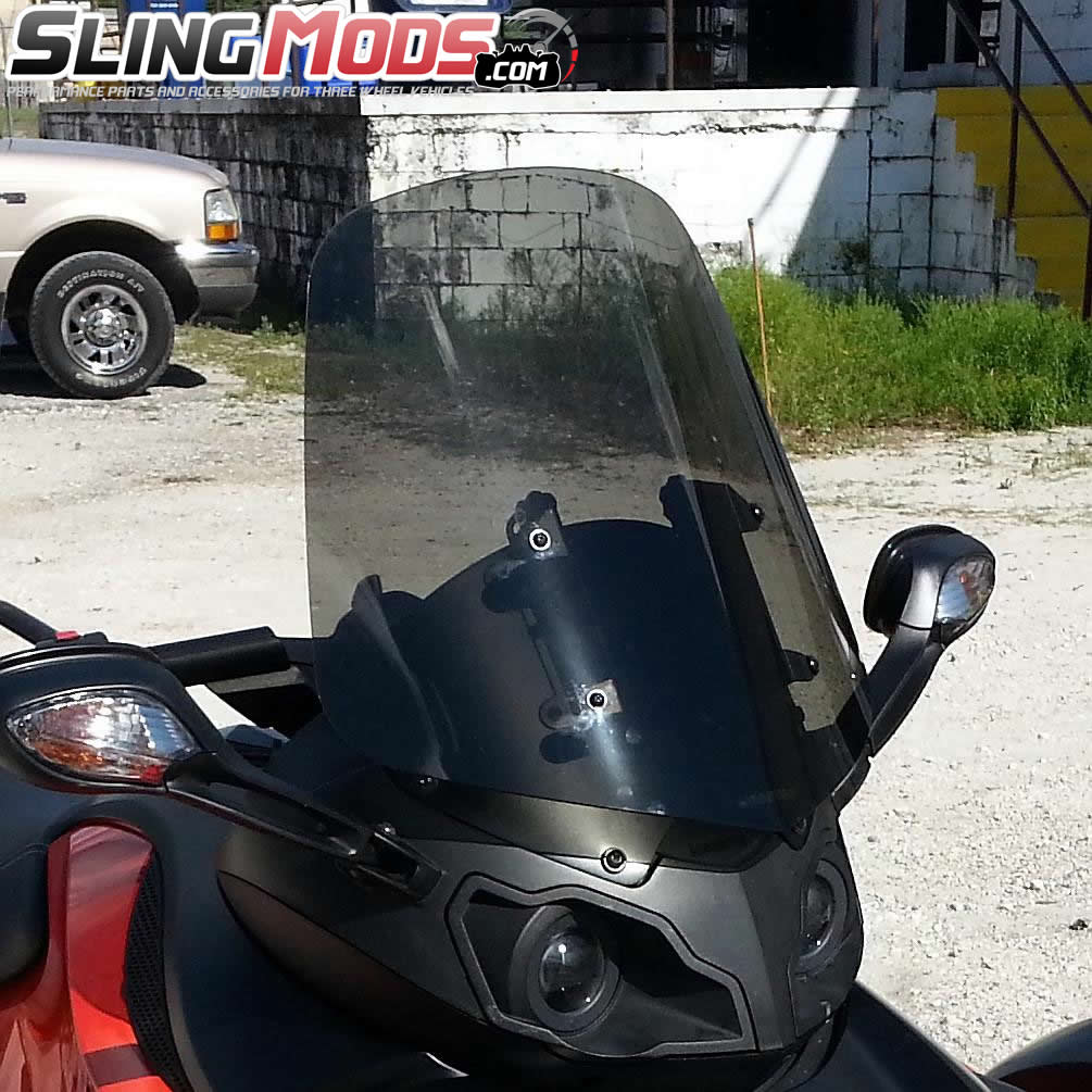 Can-Am Spyder RS / RS-S Tinted  Clear Adjustable Windshields - MadStad
