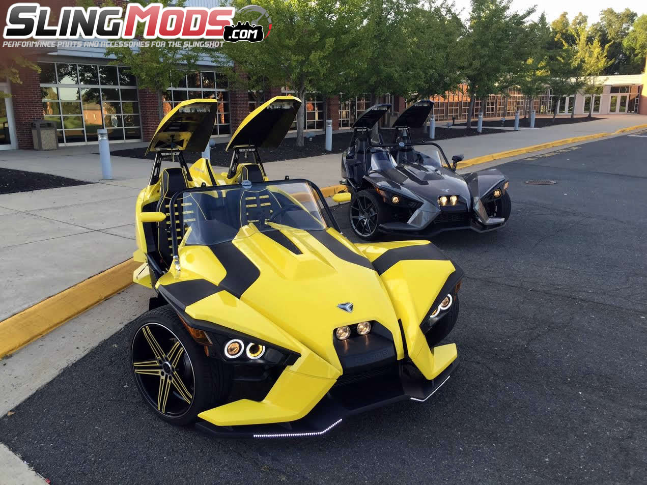 Polaris Slingshot  Twin Canopy  Roof Top System by Metricks