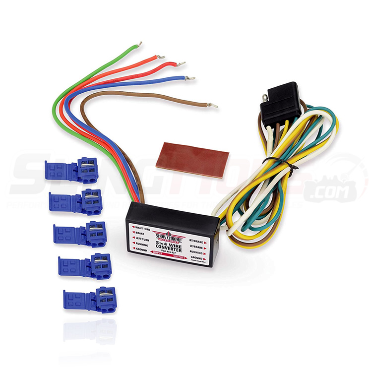 5 To 4 Wire Trailer Wiring Harness Converter For The Can Am Spyder