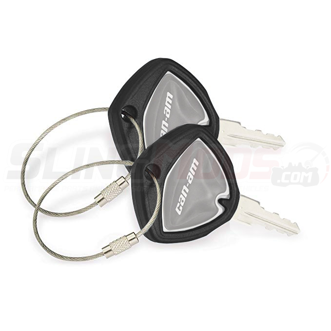Yellow Key Holder for Can Am Spyder Key Cover with Leather Rope Genuine Strap 