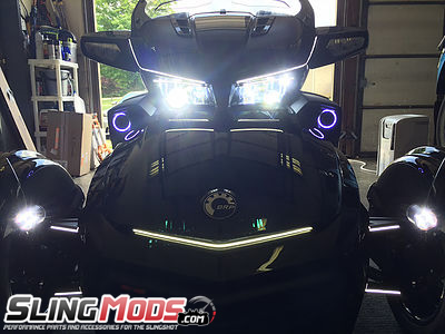 10pc Can-Am Spyder F3-S F3-T RS-S RT-S Led Neon Accent Motorcycle Lights Kit